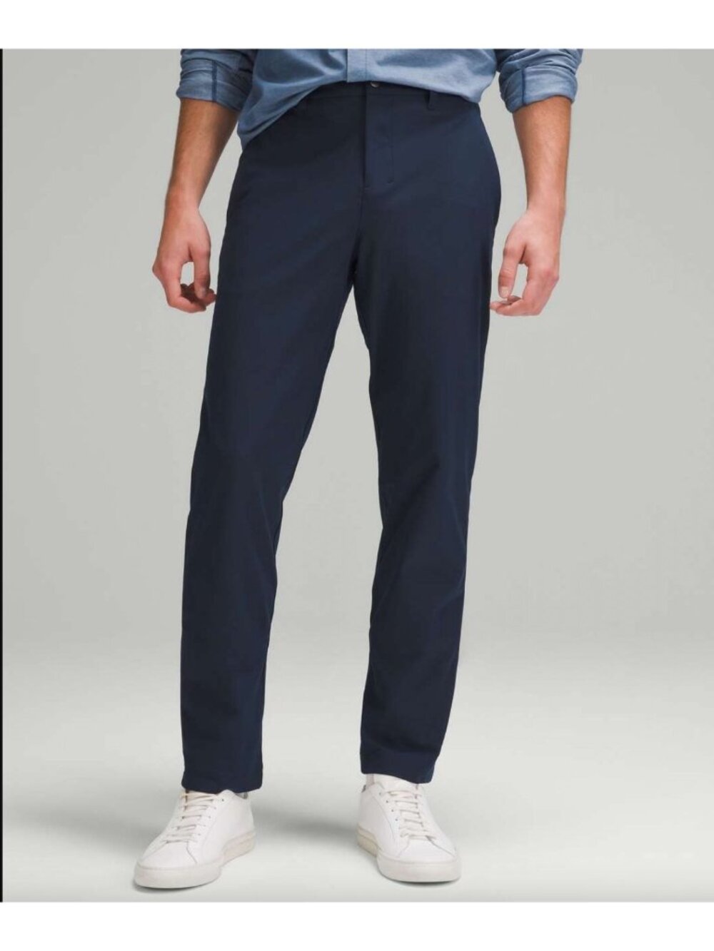lululemon athletica Mens Navy Blue Chinos